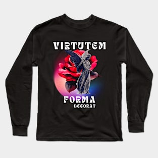 Virtutem Forma Decorat Angel Rose Gradient Long Sleeve T-Shirt